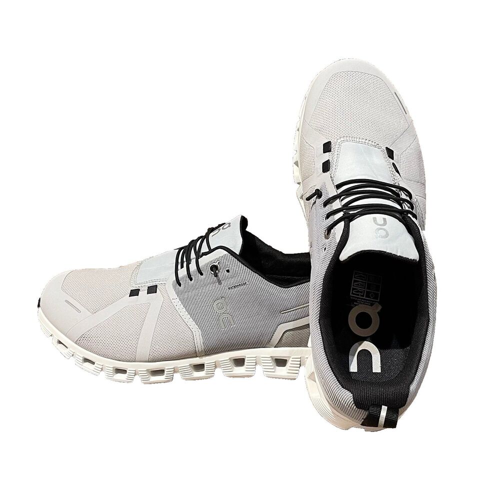 NIB‎ ON CLOUD MEN'S CLOUD 5 RUNNING SHOES SNEAKERS GLACIER WHITE NEW - Picture 4 of 6